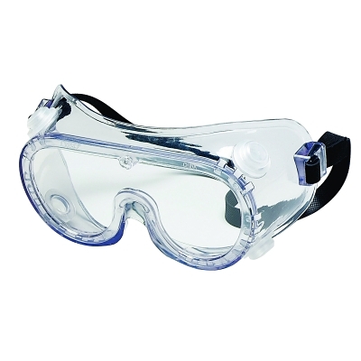 Safety Goggles: Scratch-Resistant, Clear Polycarbonate Lenses