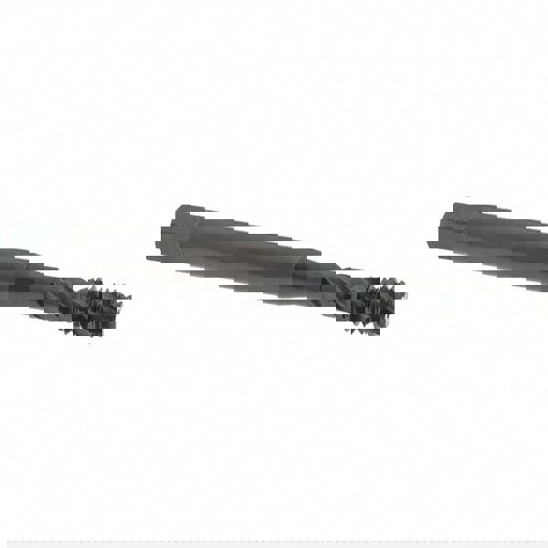 Spiral Flute Tap: 3/8-16 UNC, 3 Flutes, Modified Bottoming, 2B Class of Fit, Vanadium High Speed Steel, Oxide Coated