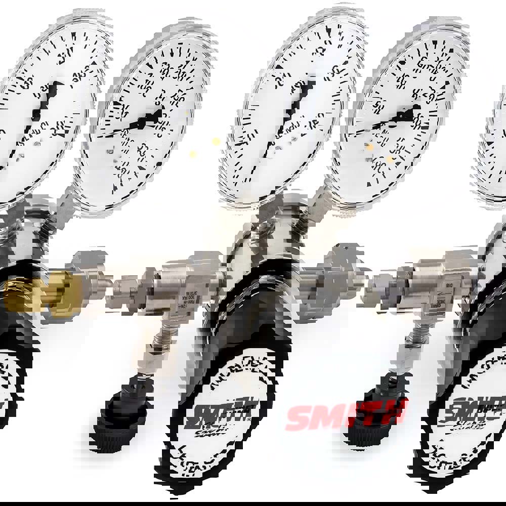 350 CGA Inlet Connection, 150 Max psi, Hydrogen Welding Regulator