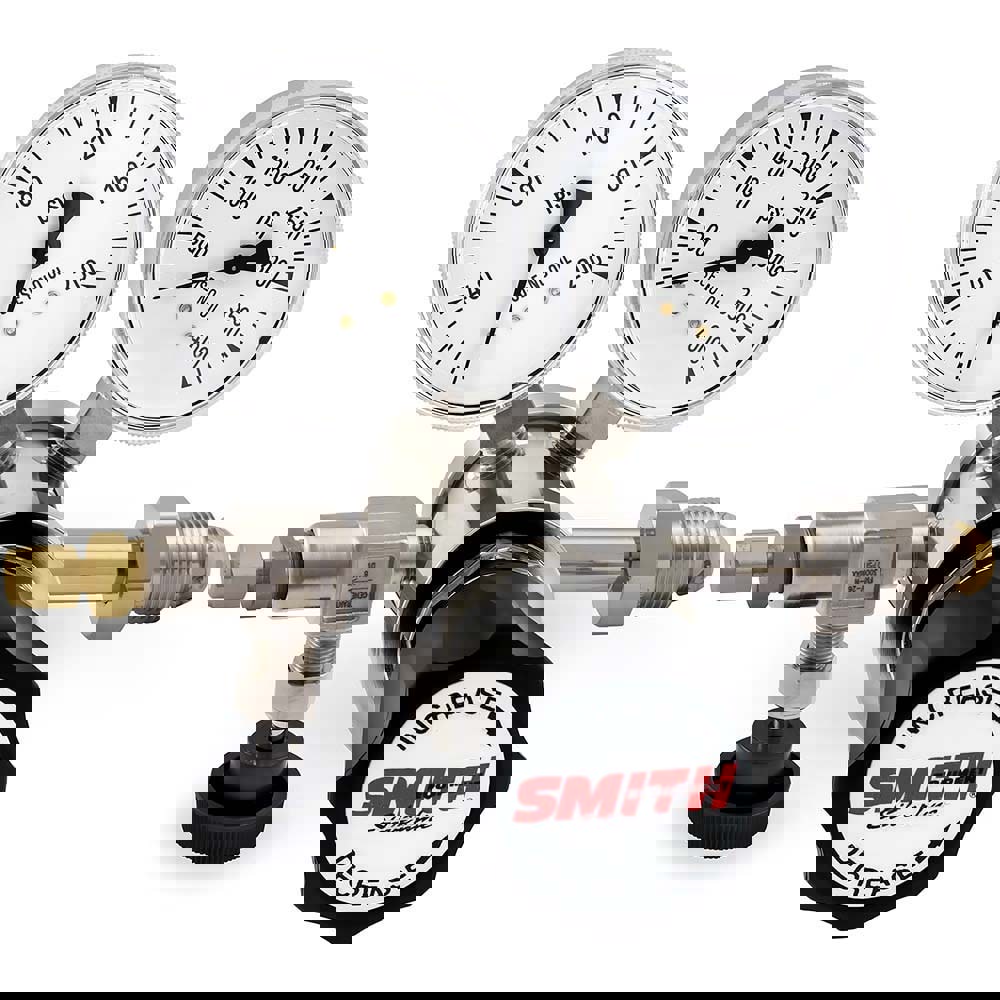 580 CGA Inlet Connection, 150 Max psi, Argon, Nitrogen & Helium Welding Regulator