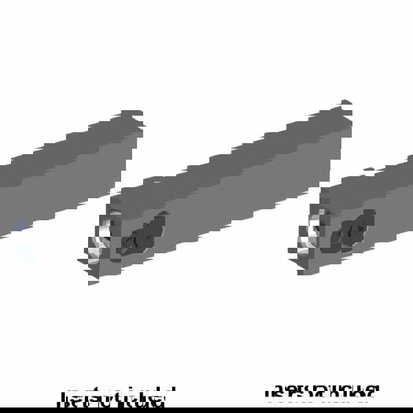 Modular Lathe Shank: Neutral, KM16, Square Shank
