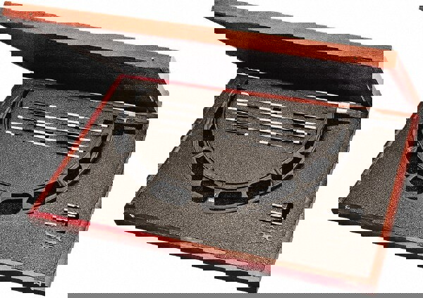 Mechanical Interchangeable Anvil Micrometer: 500 to 600 mm Range, 4 Anvils