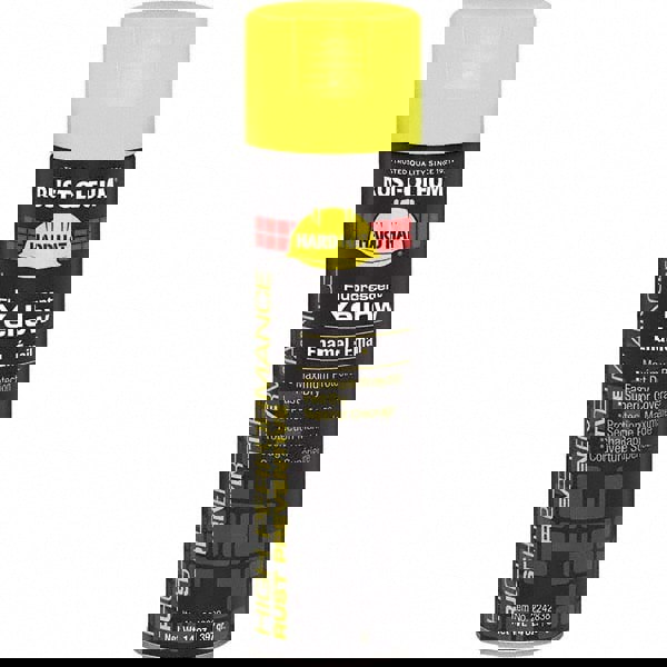 Rustproof Enamel Spray Paint: Yellow, Fluorescent, 14 oz