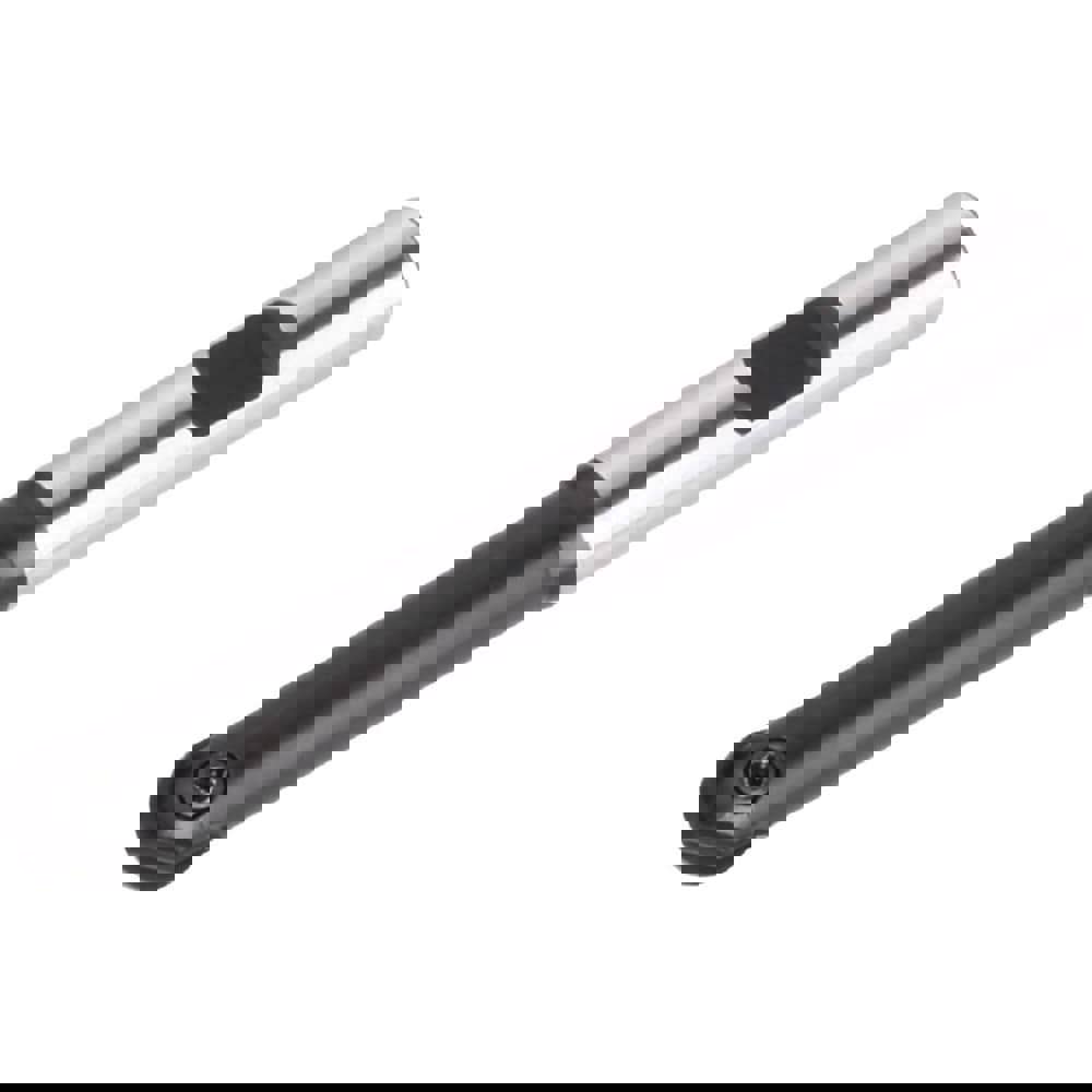 Indexable Ball Nose End Mill: 10 mm Cut Dia, Steel, 90 mm OAL