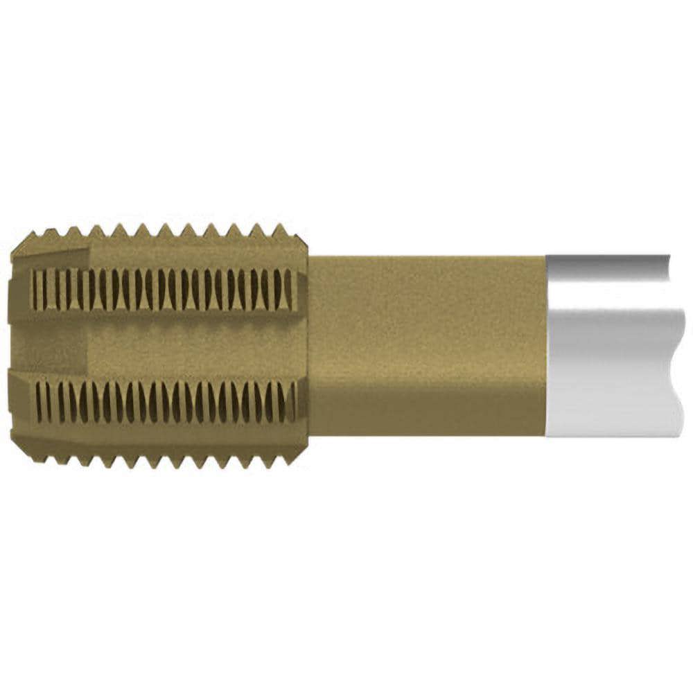Thread Forming Tap: M16x1.50 Metric Fine, 6HX Class of Fit, Modified Bottoming, Carbide Tipped, TiN Coated