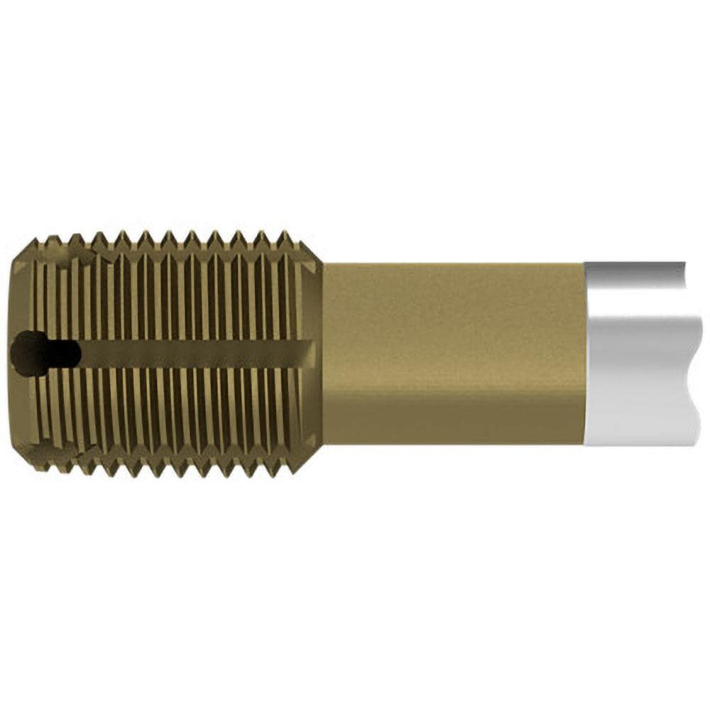 Thread Forming Tap: M16x1.50 Metric Fine, 6HX Class of Fit, Modified Bottoming, Carbide Tipped, TiN Coated