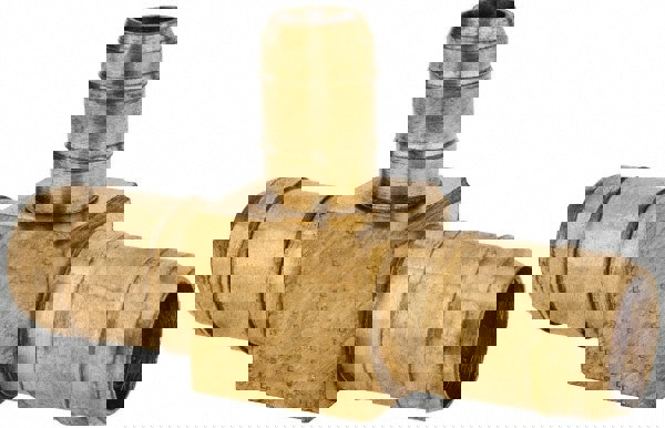 Barbed Tube Union Tee: Multiple Barbs