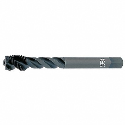Spiral Flute Tap: 1-7/8-8 UNS, 4 Flutes, Modified Bottoming, 2B Class of Fit, Vanadium High Speed Steel, Oxide Coated
