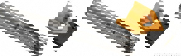 Replaceable-Tip Drill: 14.5 to 14.99 mm Dia, 44.96 mm Max Depth, 15.88 mm Straight-Cylindrical Shank