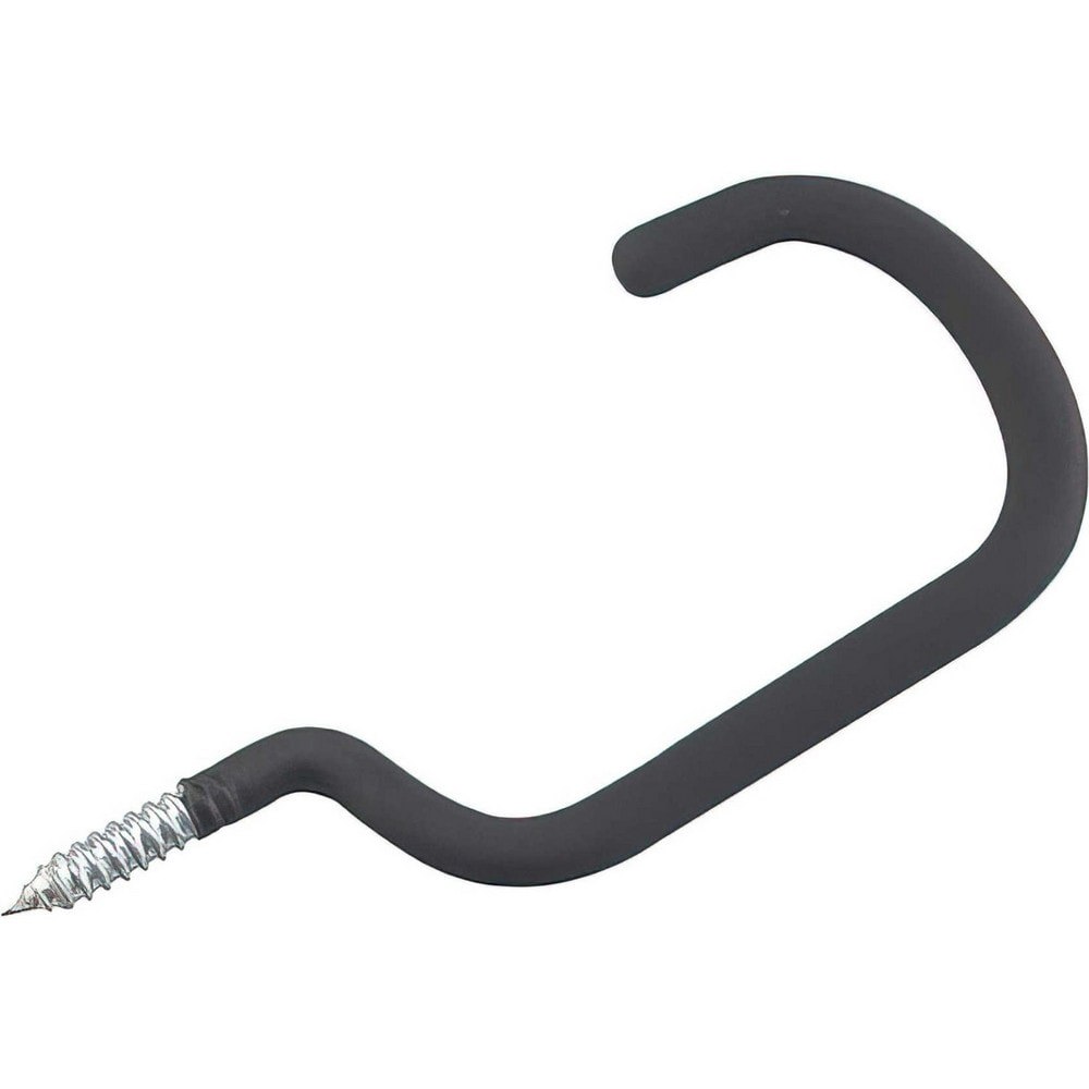 All-Purpose & Utility Hooks; Mount Type: Threaded ; Material: Steel ; Maximum Load Capacity: 120.00 ; Projection (Decimal Inch): 8.8000 ; Finish: Zinc ; Color: Black