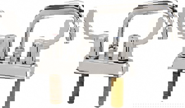 Standard, Two Handle Design, Chrome, Deck Mount, Laundry Faucet