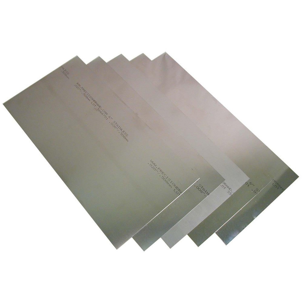 Metal Shim Stock; Material: Stainless Steel ; UNSPSC Code: 31231400
