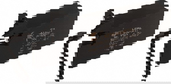 Indexable Grooving-Cutoff Toolholder: A4SMR201026, 10 mm Min Groove Width, 26 mm Max Depth of Cut, Right Hand