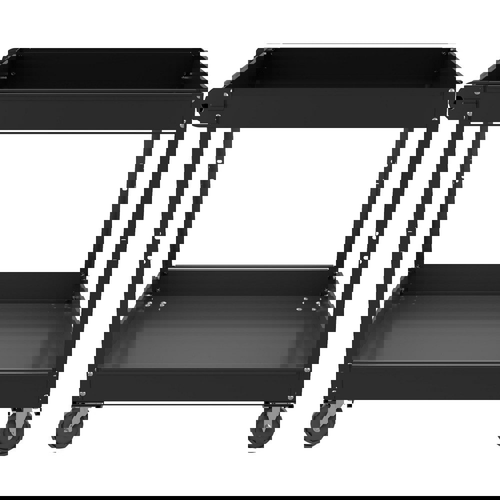 Ready-to-Assemble Steel Utility Cart: 36