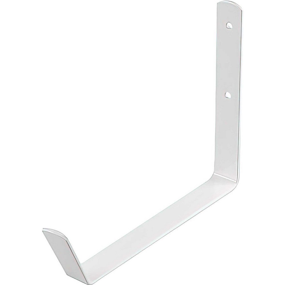 All-Purpose & Utility Hooks; Mount Type: Screw ; Material: Metal ; Maximum Load Capacity: 50.00 ; Projection (Decimal Inch): 9.0000 ; Color: White ; Overall Length (Inch): 8-3/8