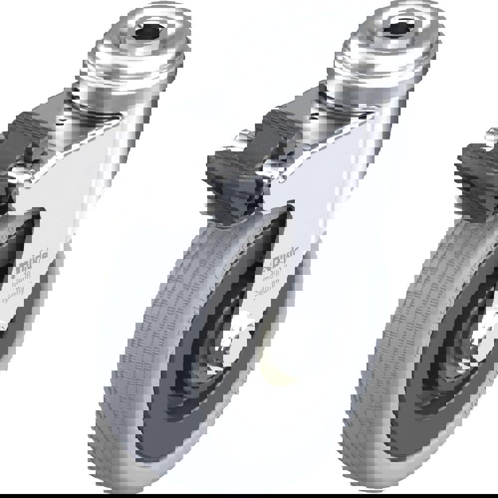 Standard Casters; Mount: Hollow Kingpin ; Caster Type: Swivel w/Brake ; Brake Type: Total-Lock Brake ; Bearing Type: Precision Ball ; Style: Double Ball ; Wheel Diameter (Inch): 3
