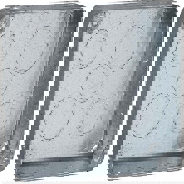 Electrical Junction Box: Steel, Square, 4