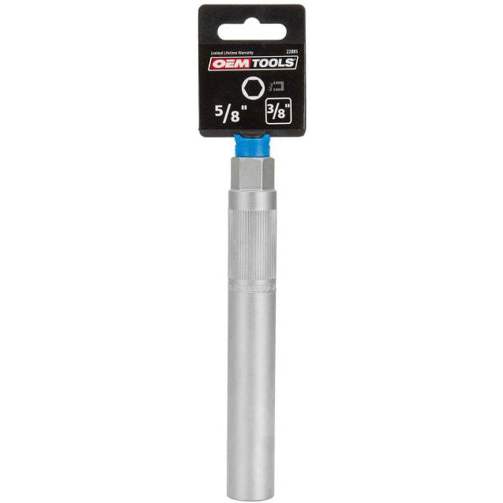 Automotive Hand Tools & Sets; Tool Type: Magnetic Spark Plug Socket Extension ; Color: Silver ; Material: S2 Steel ; Fractional Socket Size: 5/8; 3/8 in ; Socket Size: 0.375; 0.625in ; Inside Depth: 6.00