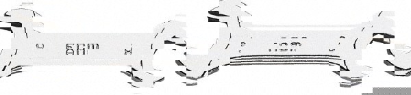 Open End Wrench: Double End Head, 8 mm x 9 mm, Double Ended