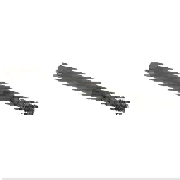 Spiral Flute Tap: M6 x 1.00, Metric Coarse, 3 Flute, Modified Bottoming, 6H Class of Fit, Vanadium High Speed Steel, Oxide Finish