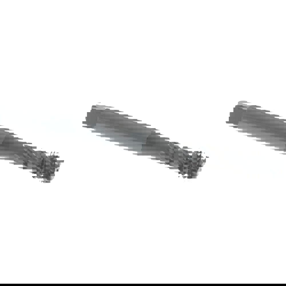 Spiral Flute Tap: M8x1.25, Metric Coarse, 3 Flute, Modified Bottoming Chamfer, 6H Class of Fit, Vanadium High-Speed Steel, Oxide Finish