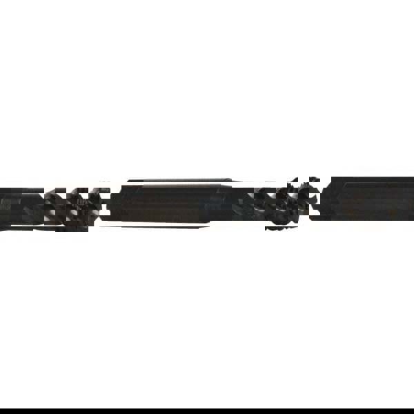 Spiral Flute Tap: M10x1.25, Metric Fine, 3 Flute, Modified Bottoming Chamfer, 6H Class of Fit, Vanadium High-Speed Steel, Oxide Finish