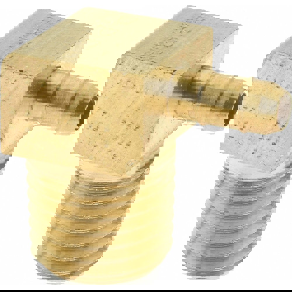 Barbed Tube Male Elbow: Multiple Barbs, 1/4-18