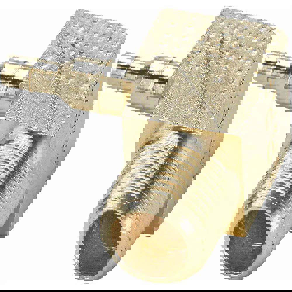 Barbed Tube 90 &deg; Elbow: Multiple Barbs, 1/8-27