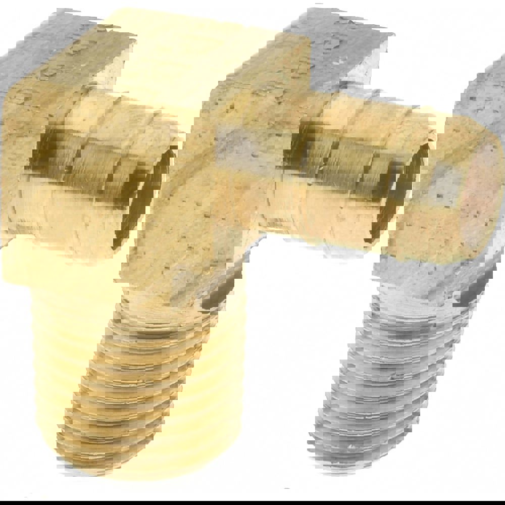 Barbed Tube Male Elbow: Multiple Barbs, 1/8-27