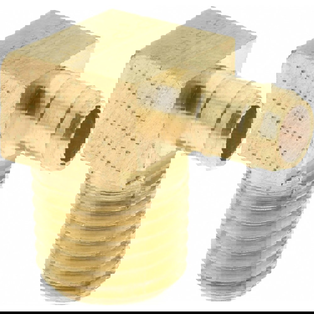 Barbed Tube Male Elbow: Multiple Barbs, 1/4-18