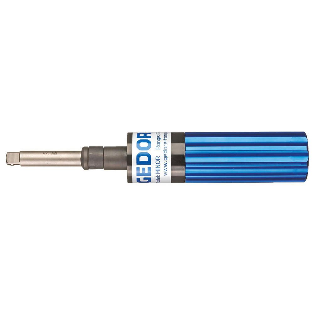 Torque Limiting Screwdrivers; Minimum Torque (Nm): 0.020 ; Maximum Torque (Nm): 0.220 ; Drive Size: 1/4in (Inch); Torque Adjustability: Pre-Set ; Overall Length (mm): 45.6700 ; Accuracy: +/- 6 %