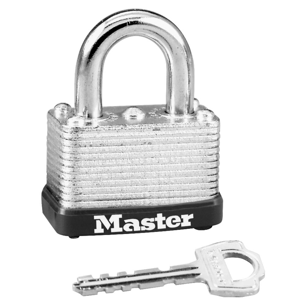 Padlock: Laminated Steel, Keyed Different, 1-1/2