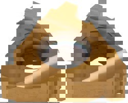 Laydown Threading Insert: 22 ER 5 STACME P25C, Solid Carbide