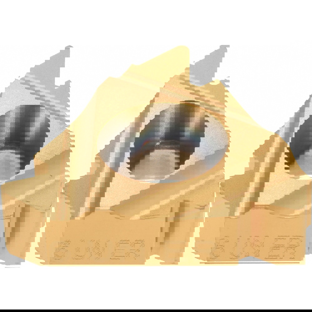 Laydown Threading Insert: 22 ER 6 UN BXC, Solid Carbide