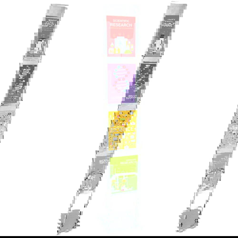 Compartment Storage Boxes & Bins; Type: Portable ; Product Type: Literature Display ; Overall Width (Inch): 10 ; Overall Depth (Inch): 11 ; Overall Height (Inch): 60-3/4 ; Color: Clear