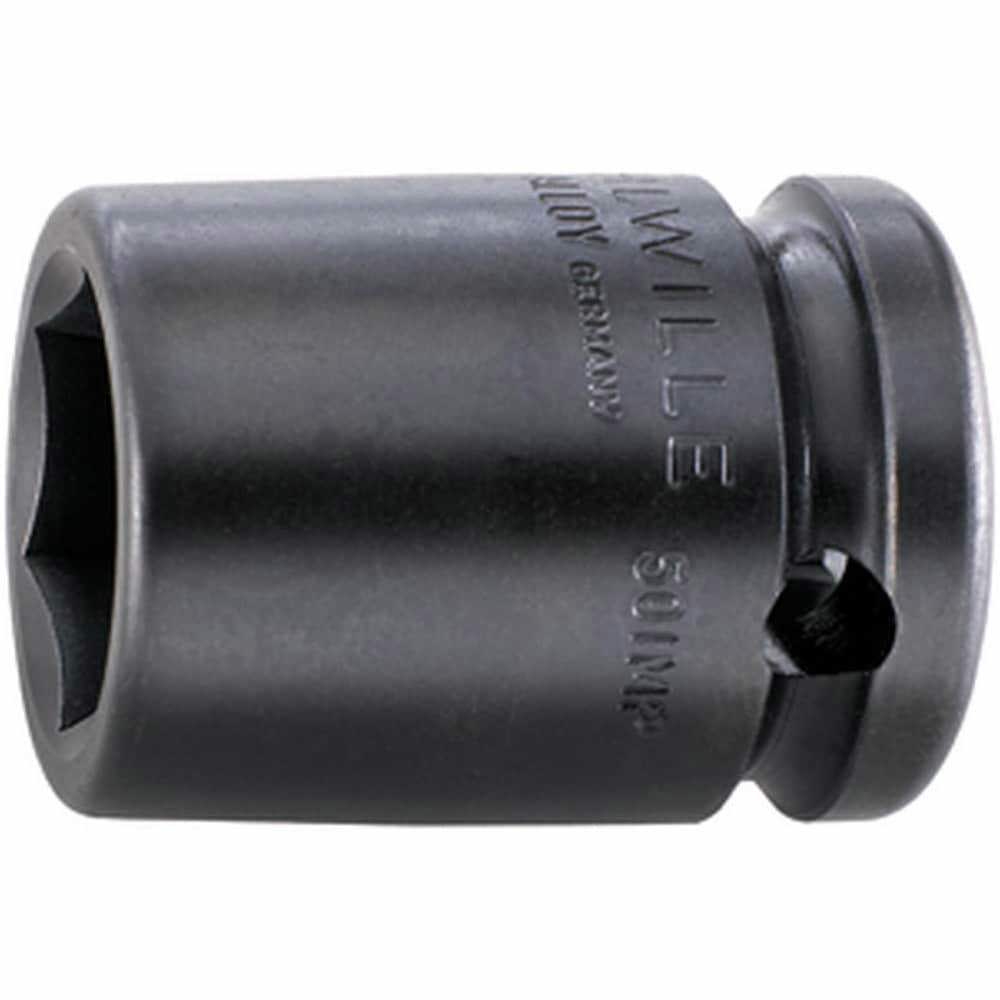 Impact Sockets; Socket Size (mm): 24.00 ; Number Of Points: 6 ; Drive Style: Square ; Material: Alloy Steel ; Finish: Gunmetal ; Insulated: No