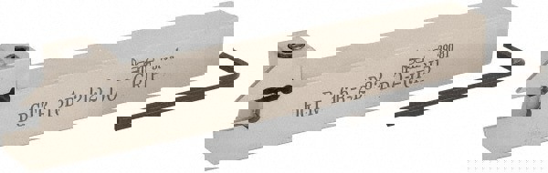 Indexable Grooving-Cutoff Toolholder: DGTR 16B-2D32, 1.9 to 2.5 mm Groove Width, 16 mm Max Depth of Cut, Right Hand