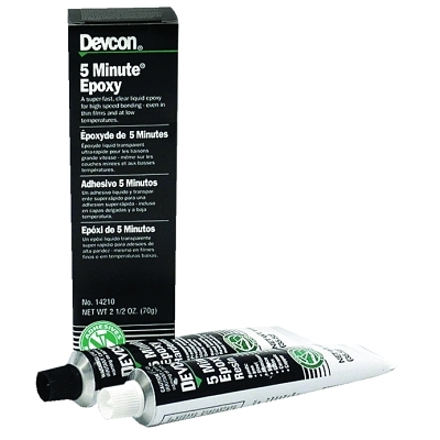 2 TUBES 2.5OZ 5-MINUTEEPOXY LIQUI