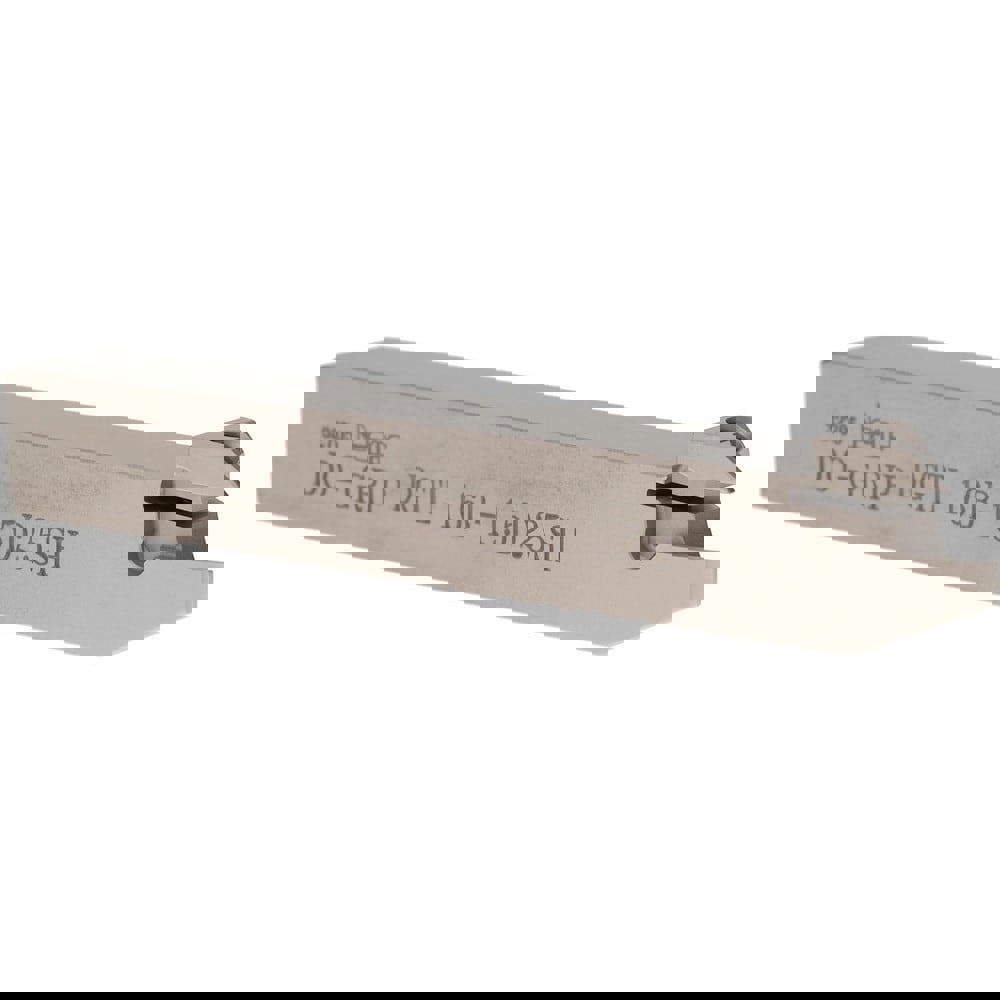 Indexable Grooving-Cutoff Toolholder: DGTL16B1.5D25SH, 1 to 1.5 mm Groove Width, 12.7 mm Max Depth of Cut, Left Hand