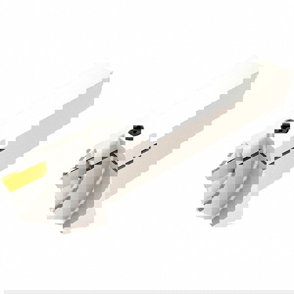 Indexable Grooving-Cutoff Toolholder: DGTR 12B-1.5-D20-TR12, 1 to 1.5 mm Groove Width, 10 mm Max Depth of Cut, Right Hand