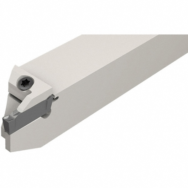 Indexable Grooving-Cutoff Toolholder: DGTL20B3D25SH, 3 to 3.18 mm Groove Width, 12.7 mm Max Depth of Cut, Left Hand