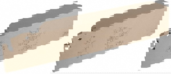 Indexable Grooving-Cutoff Toolholder: TGTR 25.4-4, 0.146 to 0.177