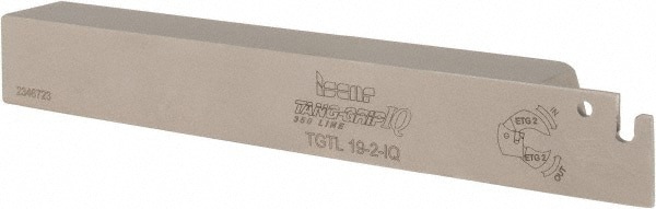 Indexable Grooving-Cutoff Toolholder: TGTL19-2, 0.071 to 0.098