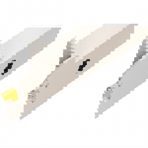 Indexable Grooving-Cutoff Toolholder: TGTR19-3JHP, 2.8 to 3.5 mm Groove Width, 22.22 mm Max Depth of Cut, Right Hand