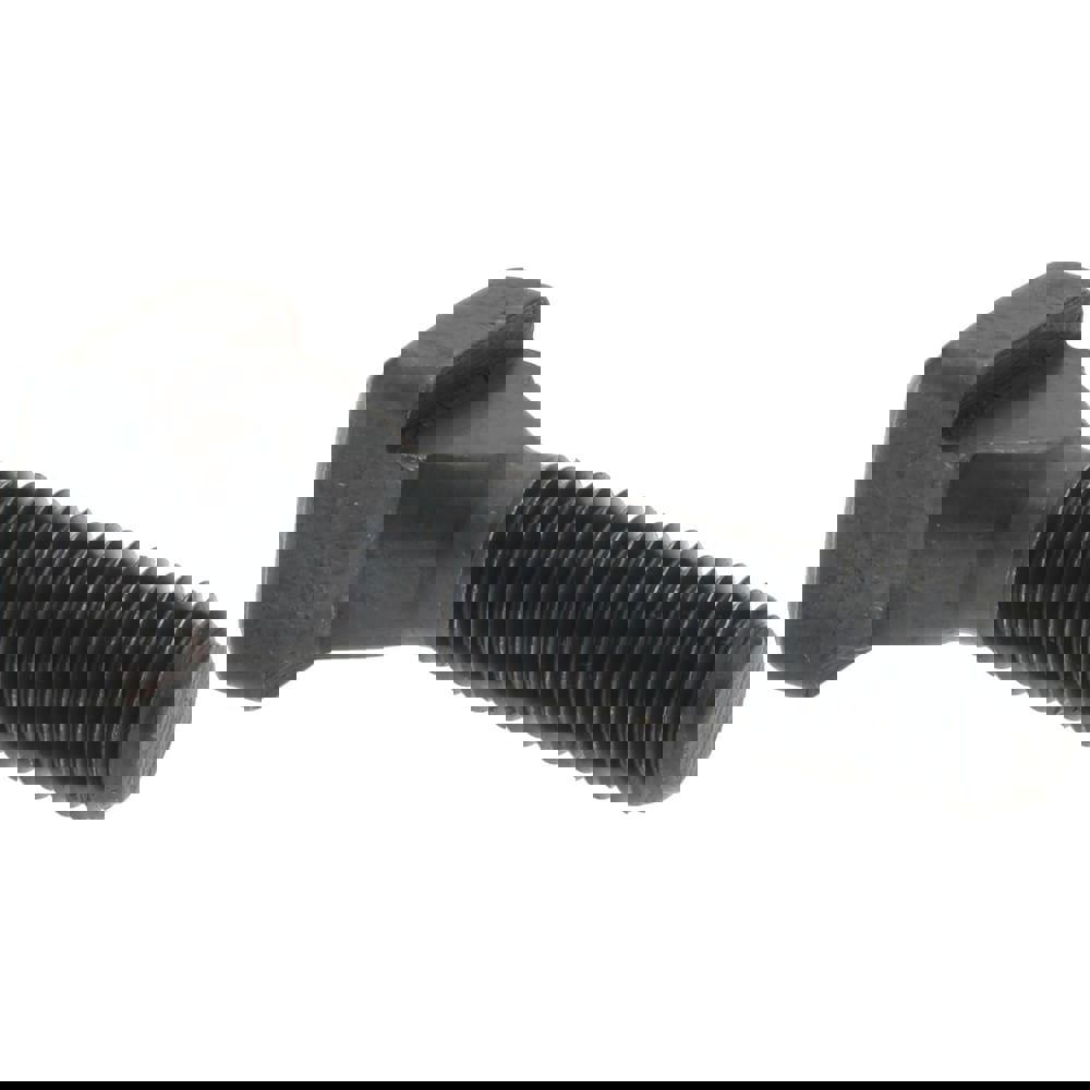 Steel T-Slot Bolt: M8 x 1.25, 22 mm Thread Length, 8 mm Slot Width, Black Finish