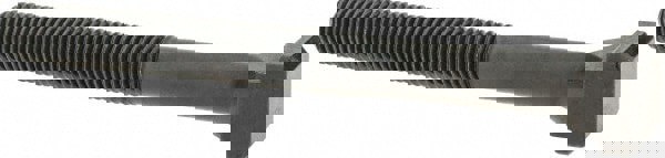 Steel T-Slot Bolt: M10 x 1.5, 60 mm Thread Length, 10 mm Slot Width, Black Finish