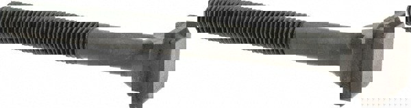 Steel T-Slot Bolt: M12 x 1.75, 75 mm Thread Length, 14 mm Slot Width, Black Finish