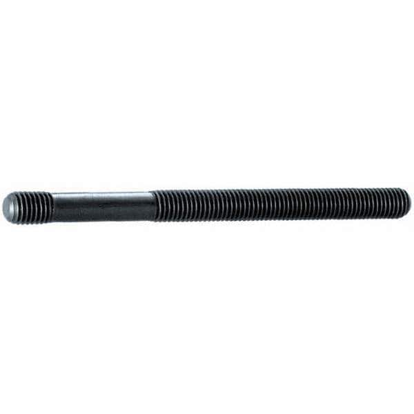 Unequal Double Threaded Stud: M6 x 1 Thread, 80 mm OAL