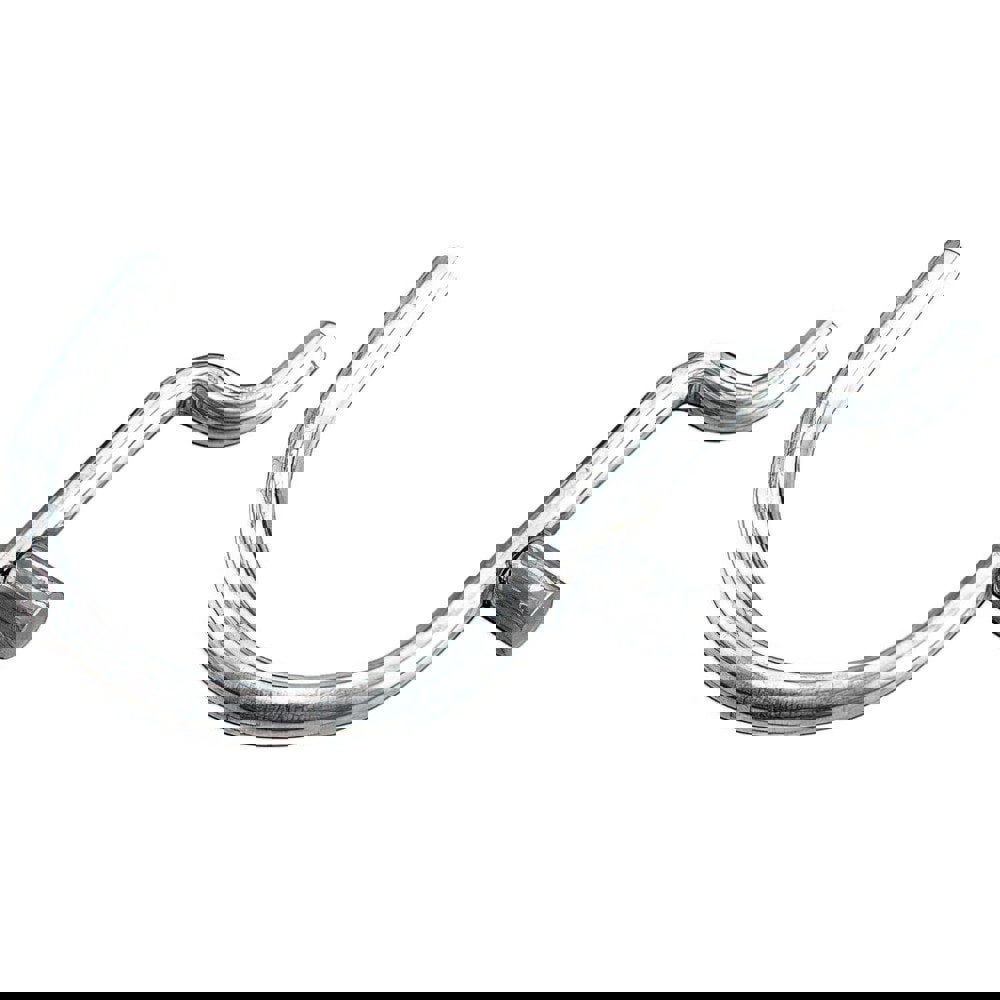 Pegboard Hooks; Hook Type: Curved Hook ; Mount Type: Pegboard ; Material: Metal ; Projection: 1.5in ; Finish: Zinc-Plated ; For Peg Hole Diameter: 0.25in