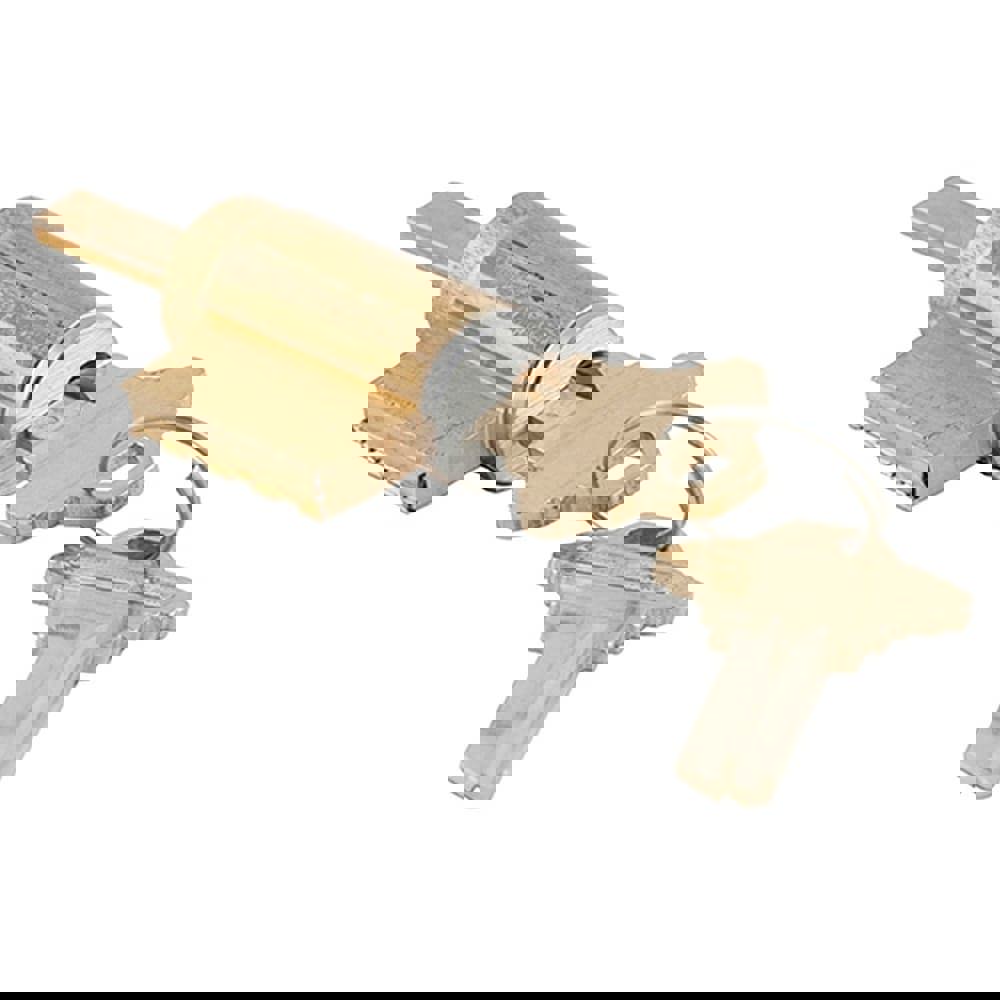 Cylinders; Type: Conventional Core ; Keying: E Keyway ; Number of Pins: 6 ; Finish/Coating: Satin Chrome